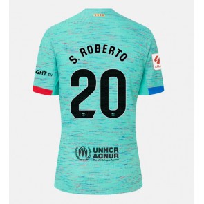 Barcelona Sergi Roberto #20 Tredje trøje 2023-24 Kort ærmer